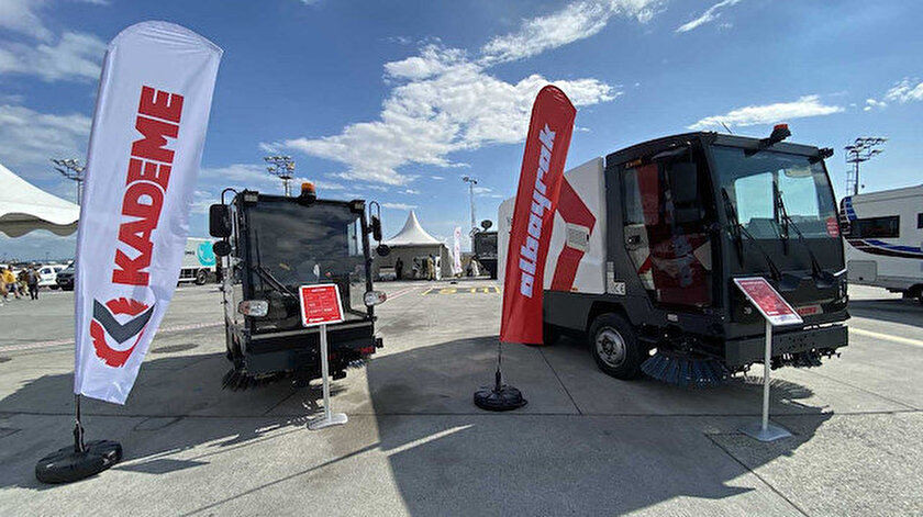 Intense interest in KADEME’s domestic road sweeping vehicles at TEKNOFEST